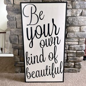 `Be your own kind of beautiful’ Wall Art